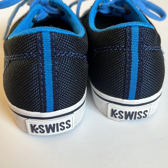 K-Swiss Clean Laguna Canvas Sneakers Navy Marine Blues Canvas 9 US Low Unisex - Picture 5 of 10